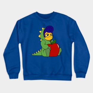 little wally darling dinosaur costume Crewneck Sweatshirt